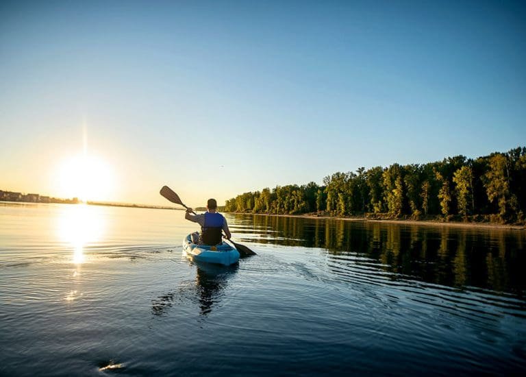 Kayak in the River